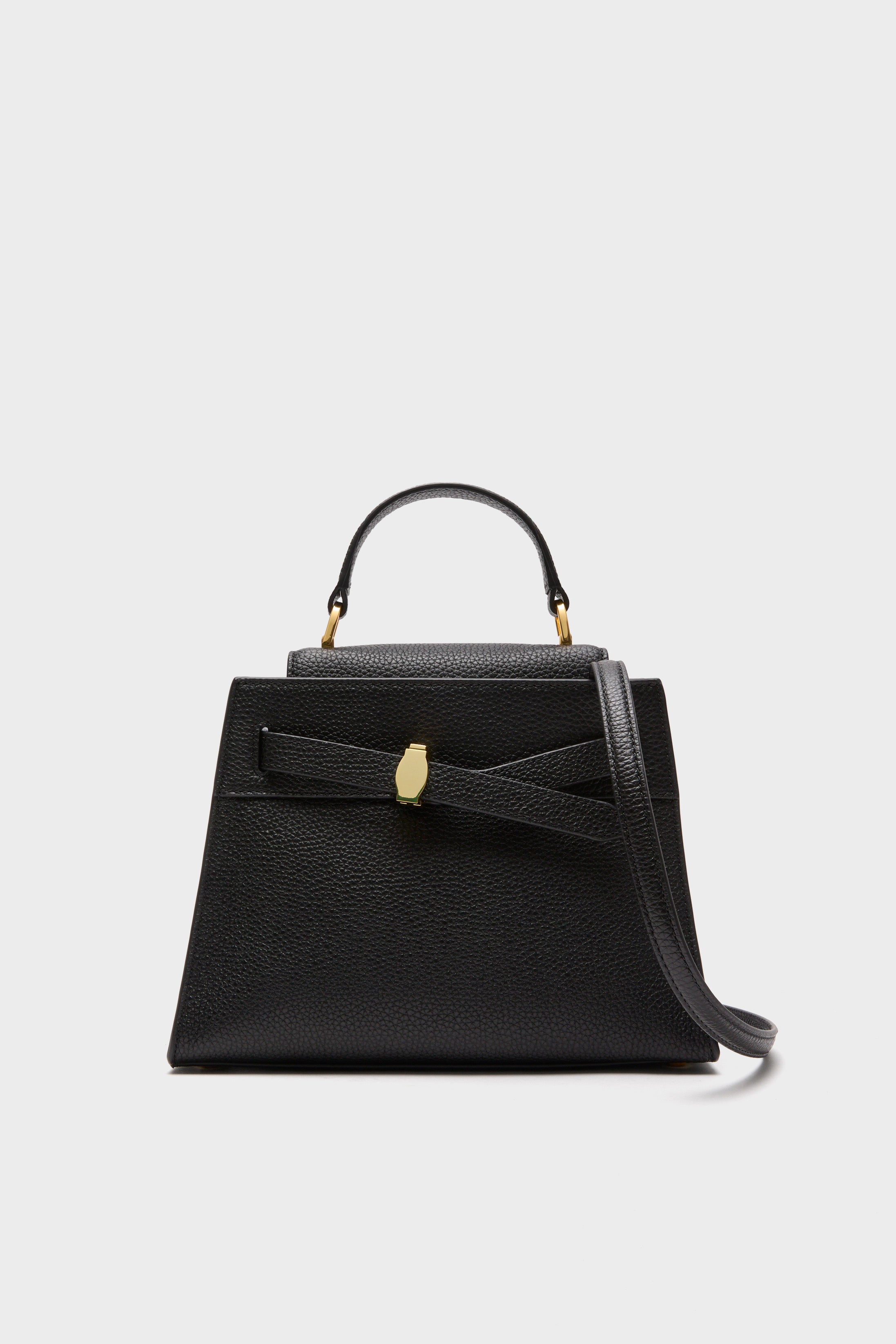 Black Veronica Beard Dash Top Handle
