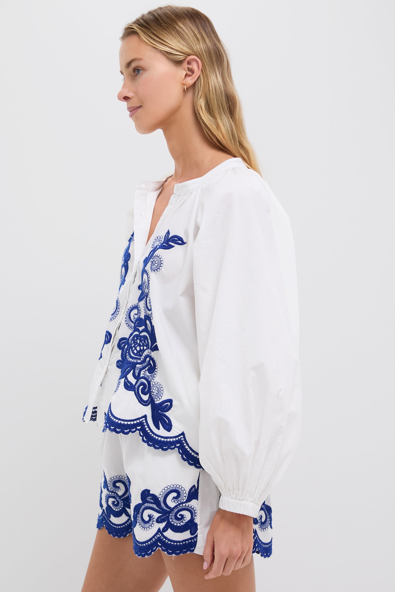 The Navy Detail Minka Shirt