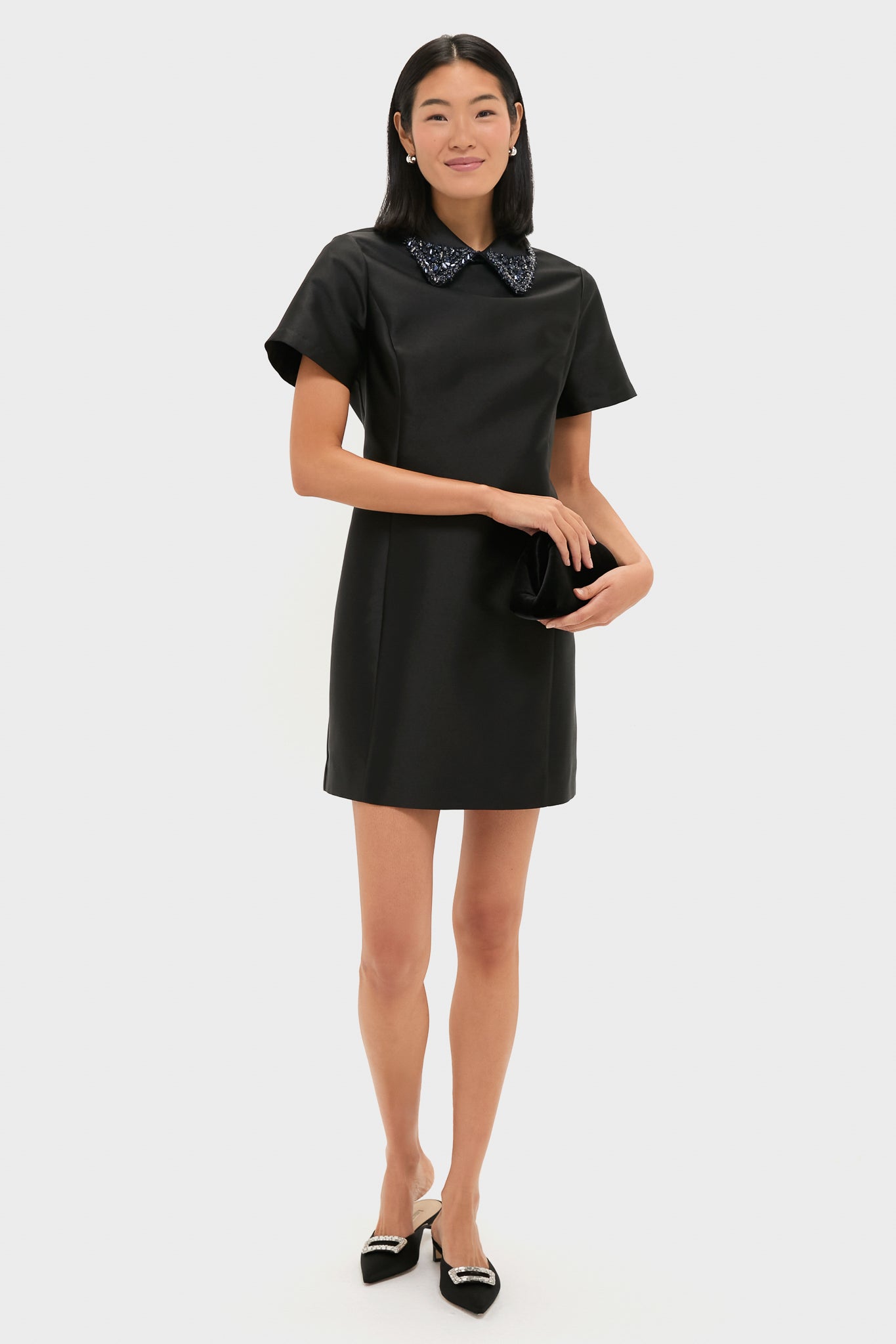 Black Embellished Winslet Dress