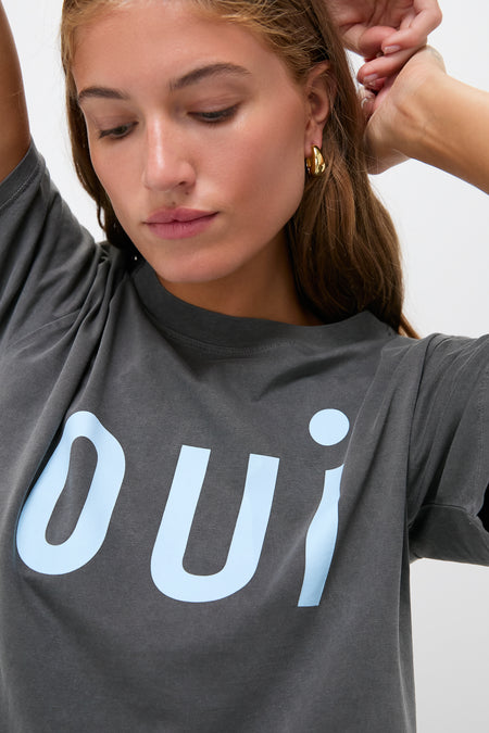 Faded Black Le Carre Tee