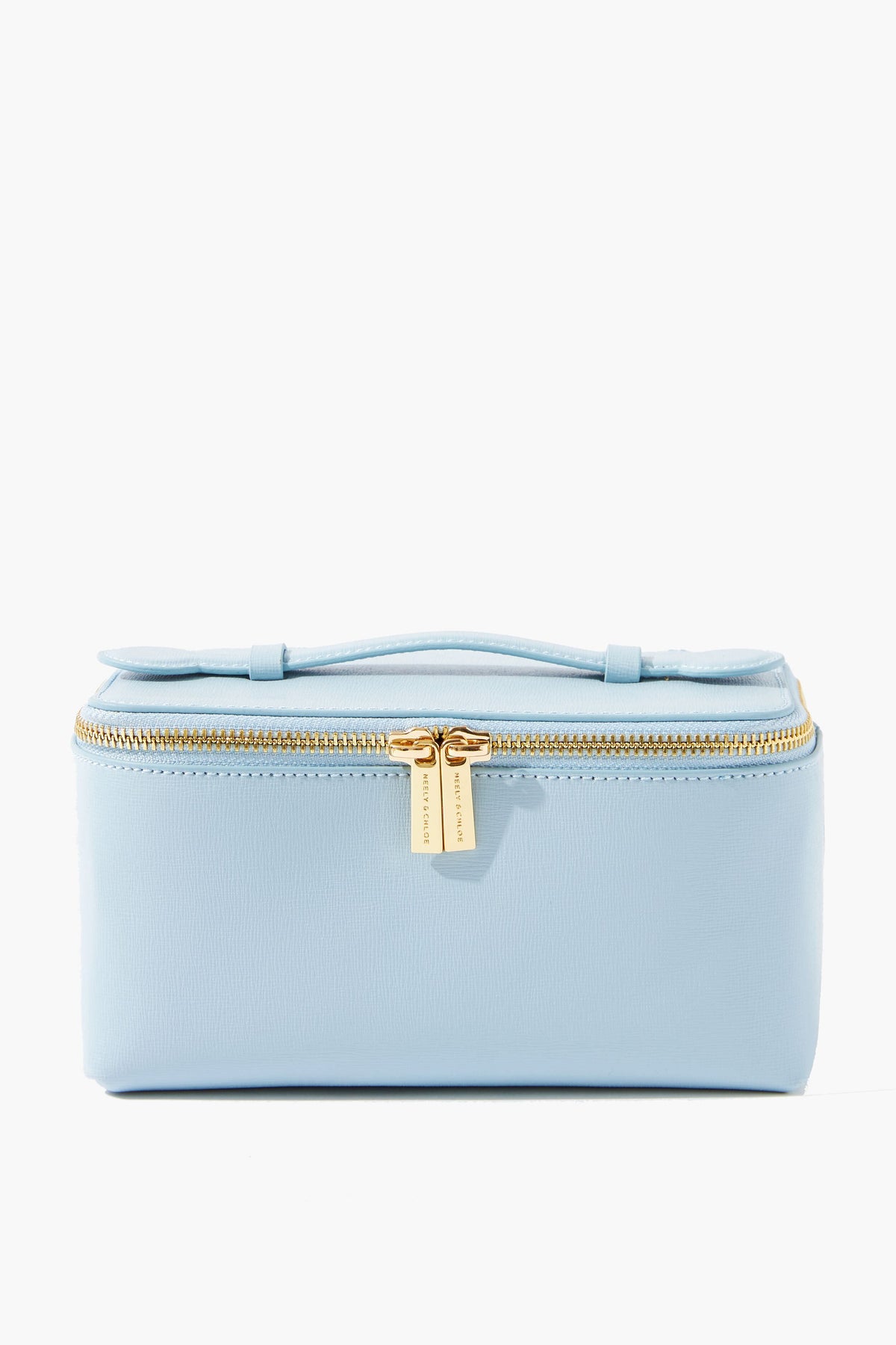 Saffiano Leather Small Vanity Case
