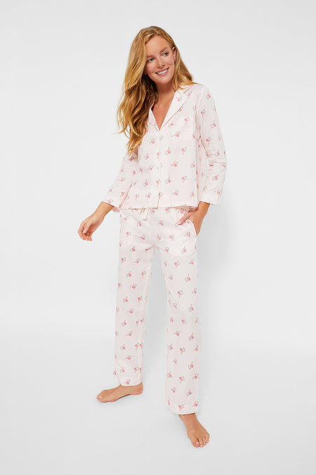 Rose Bud Juno Pajama Set Lalide a Paris - Main Image