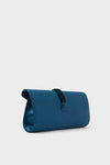 Peacock Blue Satin Gabrielle Clutch, showcasing a classic envelope shape with a braided tassel handle, embodies effortless elegance for high-end, fun evening events.