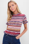Prism Miya Short Sleeve Knit Top