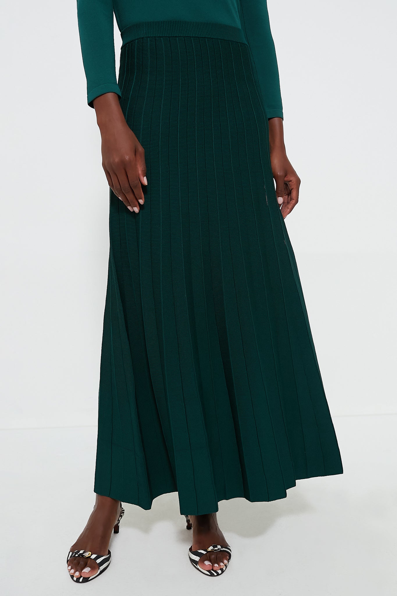 Green midi skirt 2018 hotsell