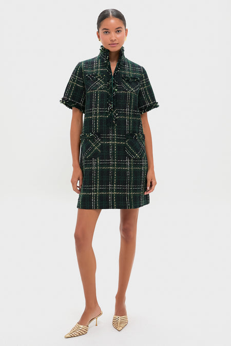 Green Tweed Ophelia Dress