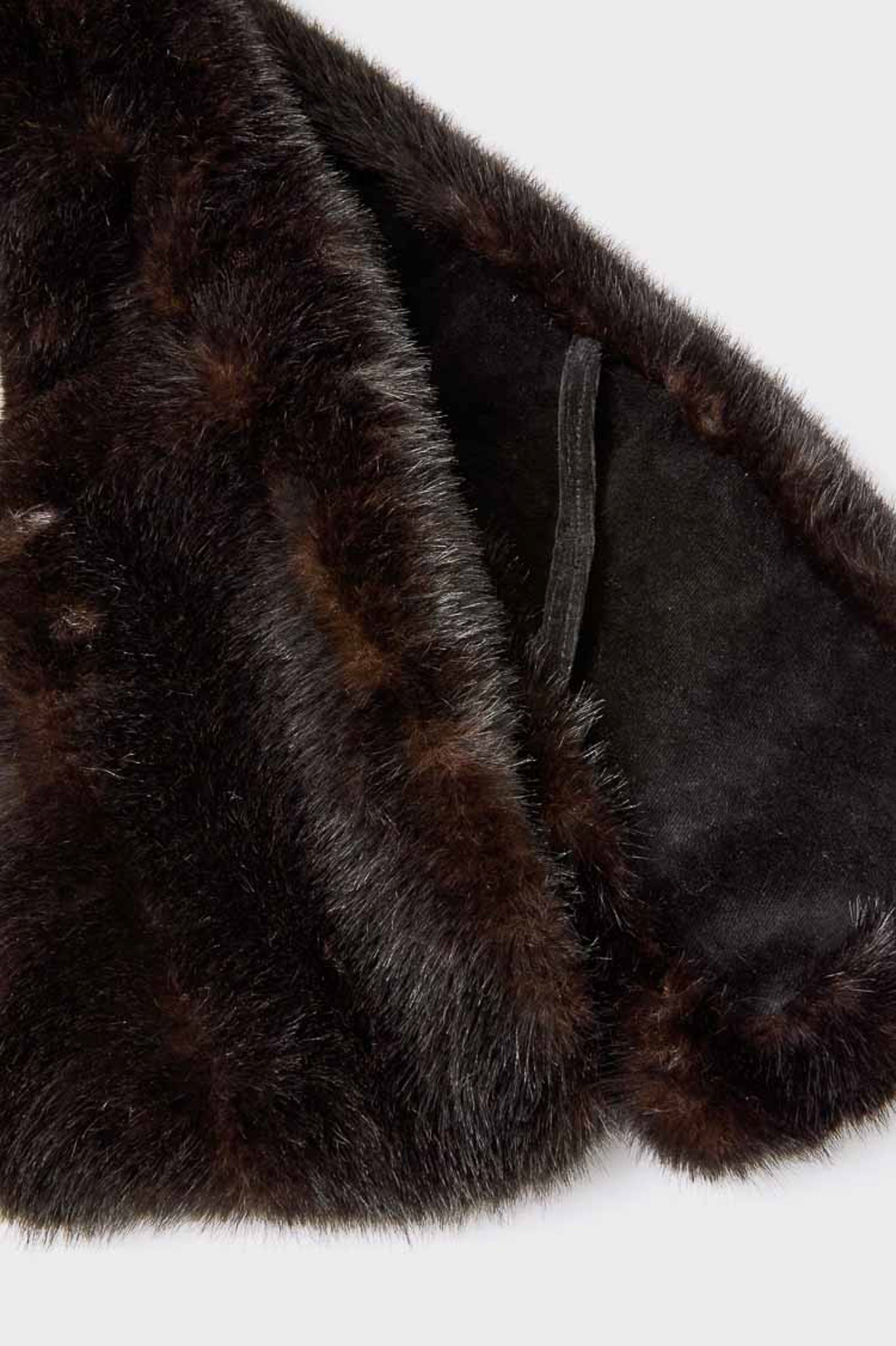 Brown Fur Scarf