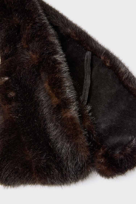 Brown Fur Scarf