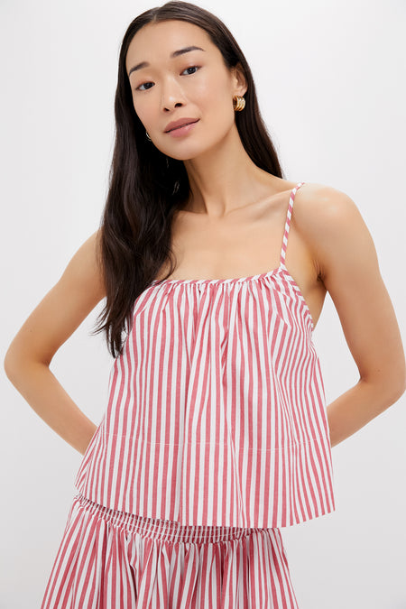 Lipstick Red Mayan Top