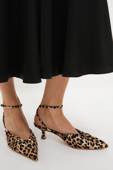Leopard Jersey Rio Heels
