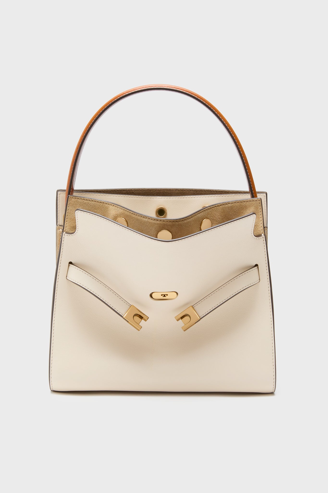 New Cream Lee Radziwill Small Double Bag | Tory Burch