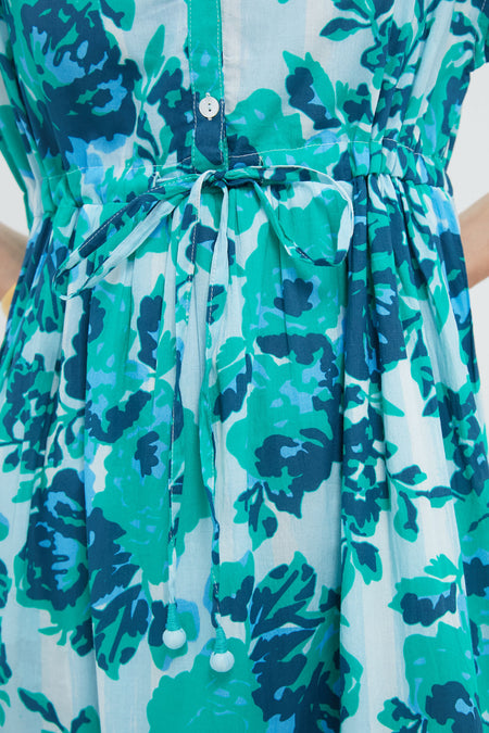 Light Blue Petunia Mumi Midi Dress