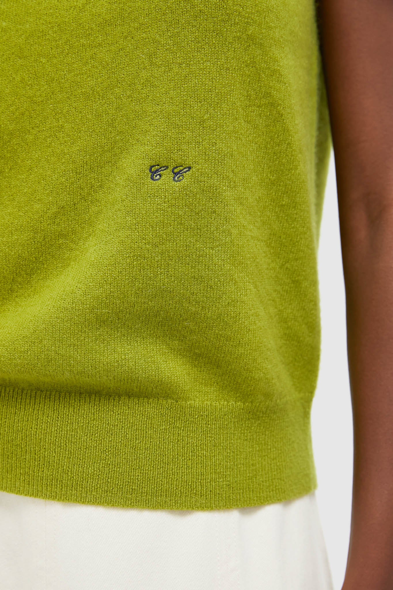 Woodbine Green Cashmere Shell