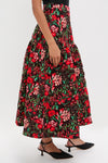 Holiday Floral Remy Skirt