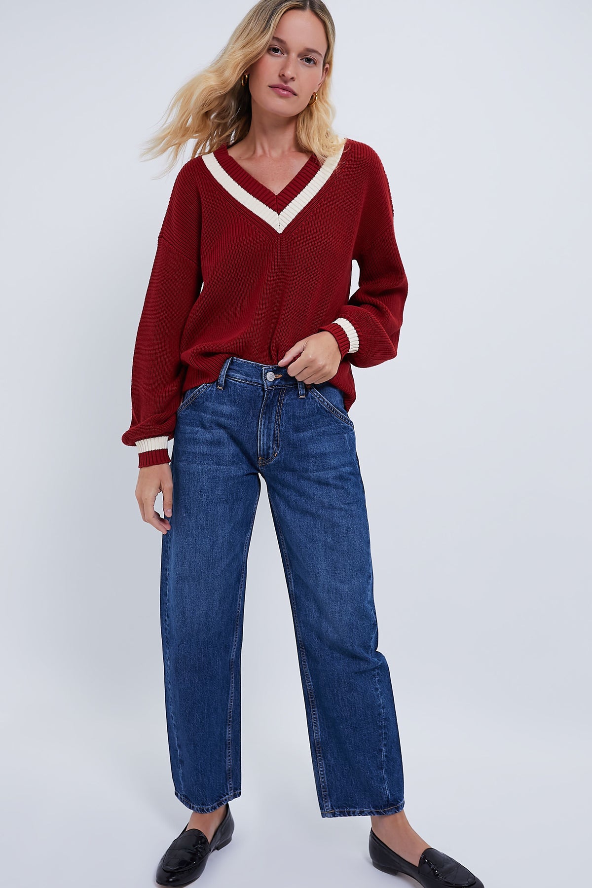 Washed Red Color Washed Red Ashe Sweater | Tuckernuck