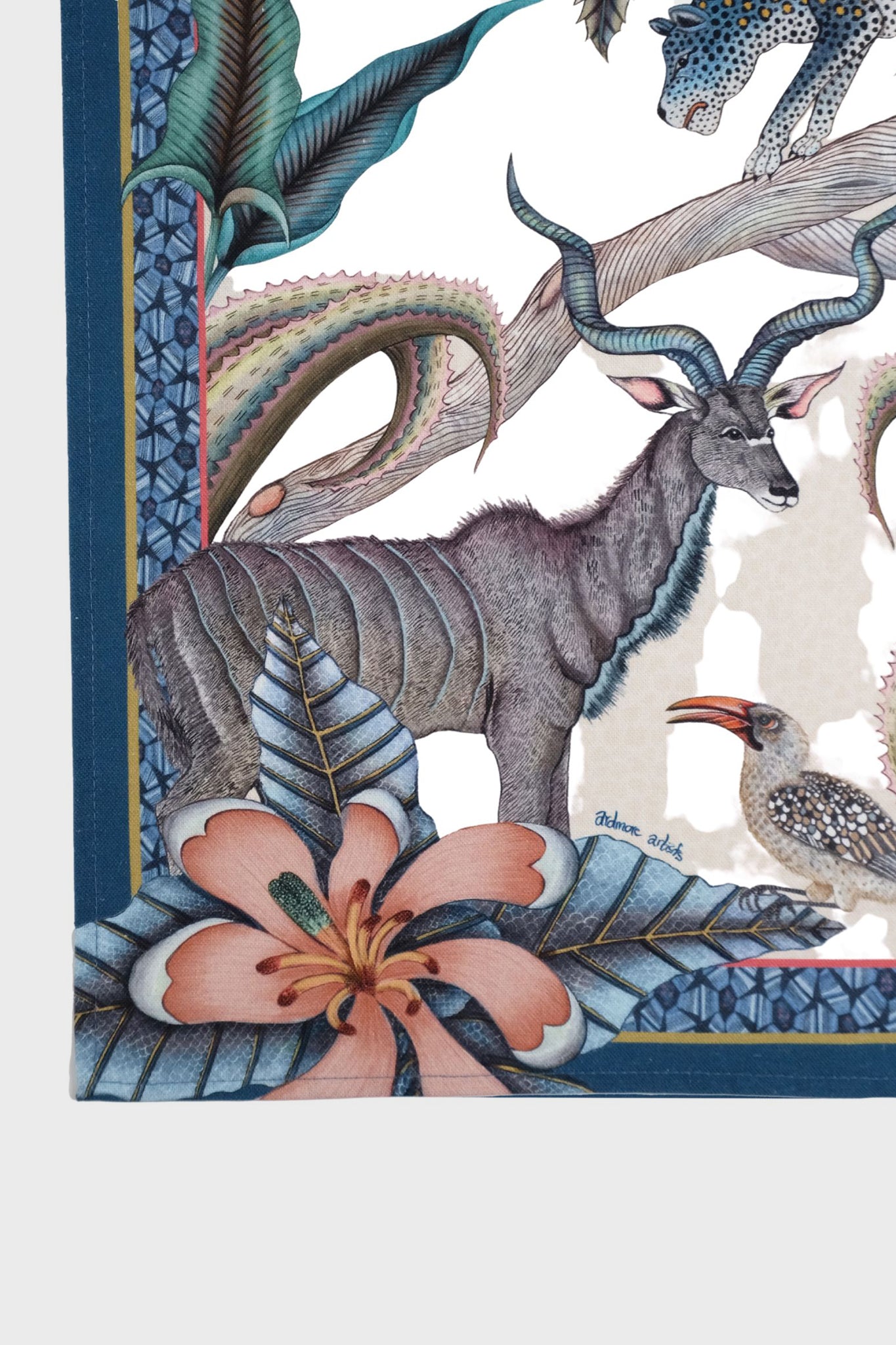 Tanzanite Pangolin Park Tea Towel