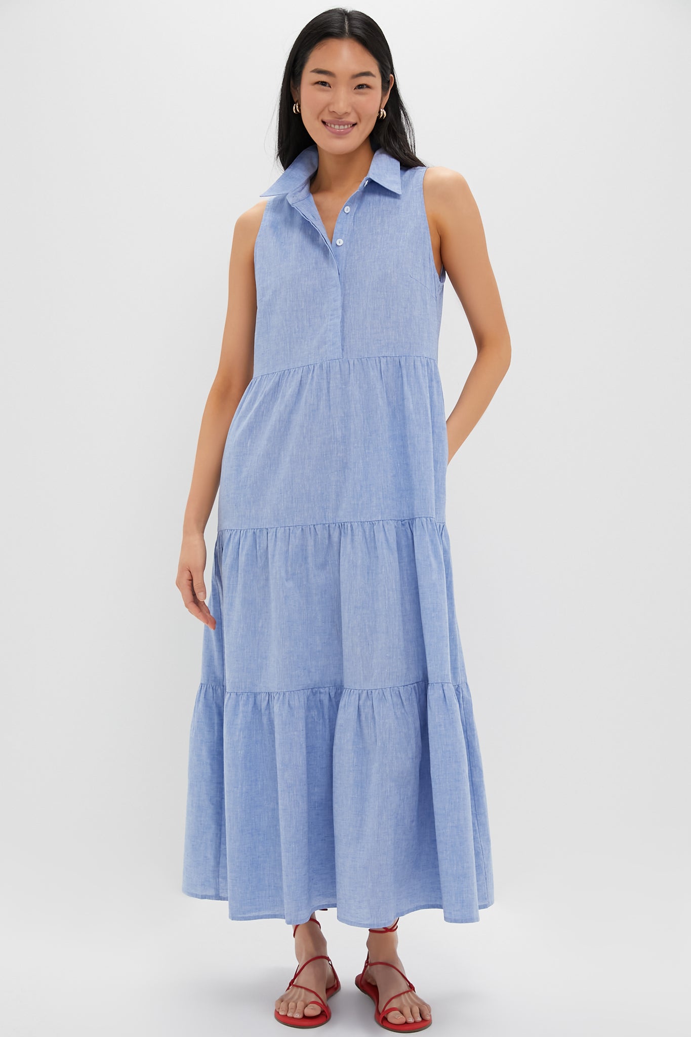 green emerald velvet dress Flowing Dropped Waist Maxi Dress