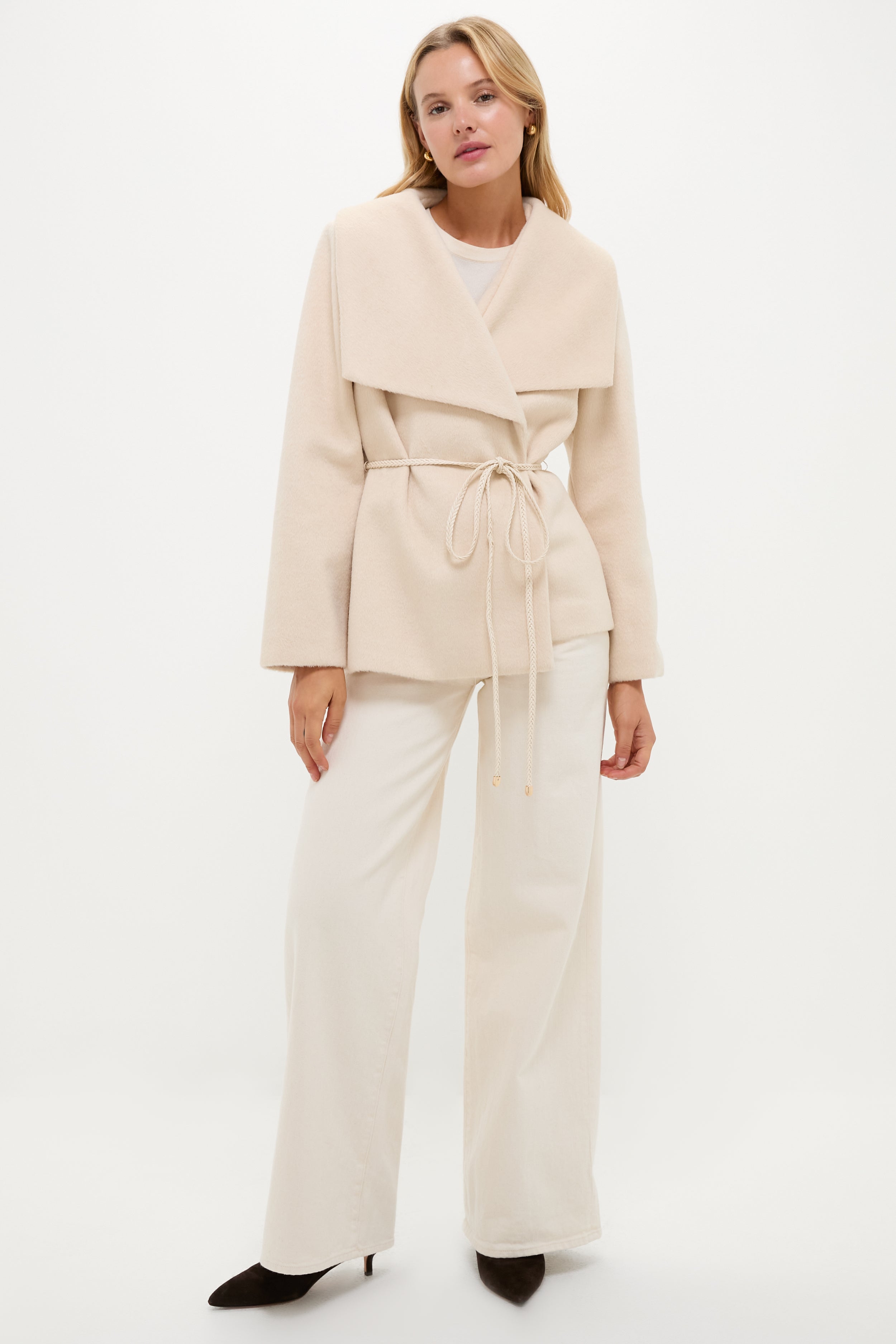 Cream Providence Wrap Jacket | Hyacinth House