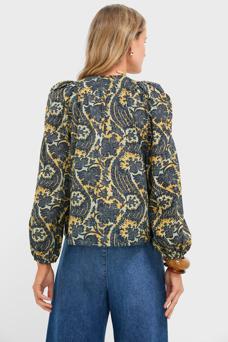 Luna Brea Long Sleeve Blouse