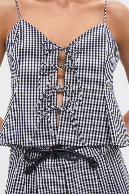 Multi Neci Gingham Camisole