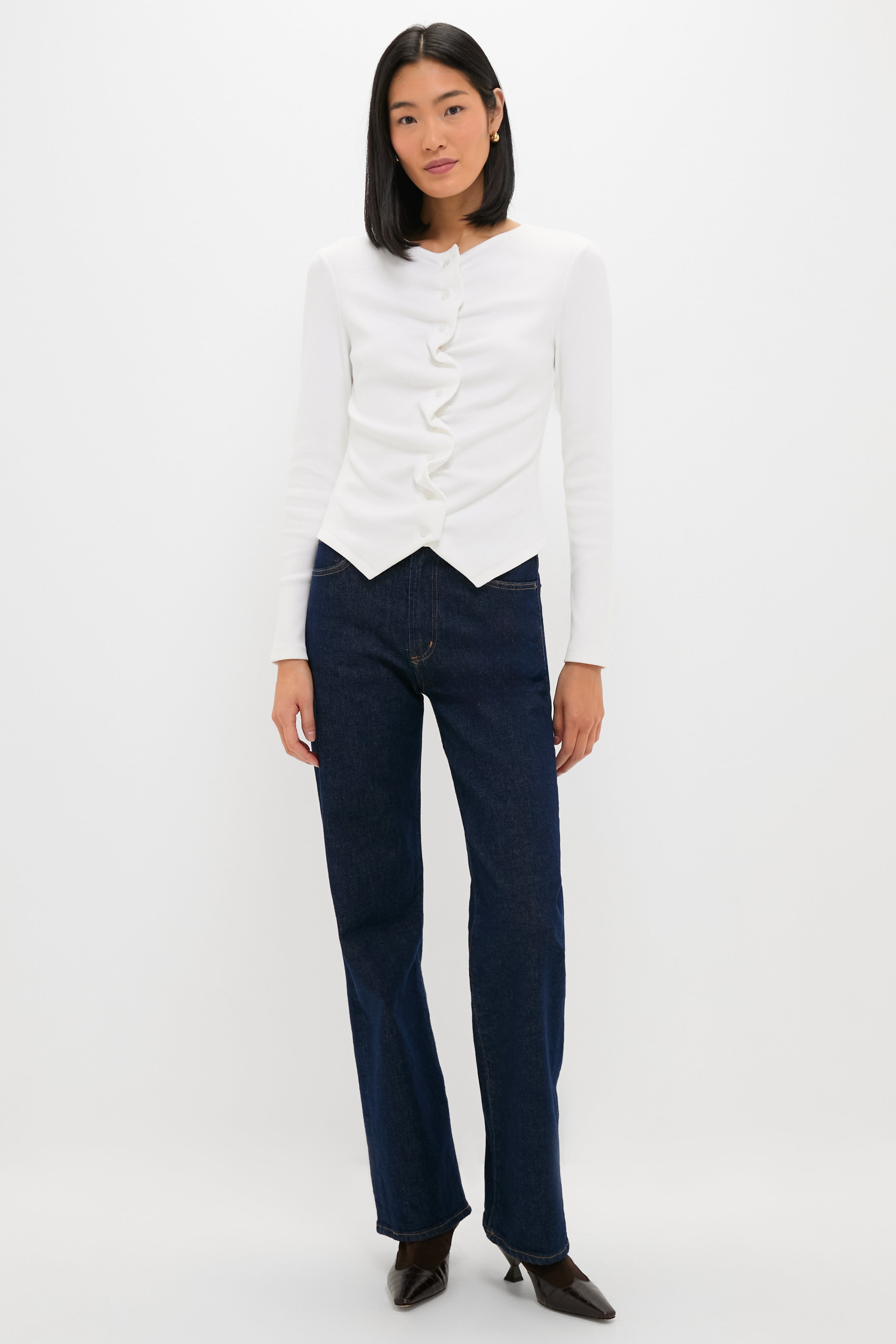White Jasminah Top | Veronica Beard
