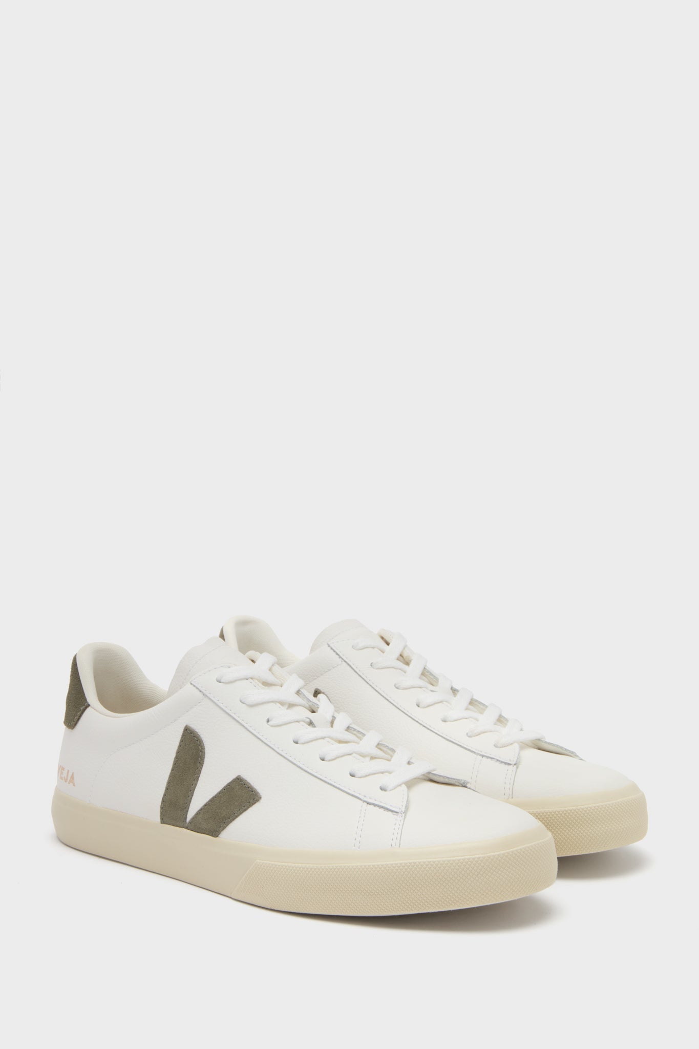 Mens Extra White Kaki Campo Sneakers