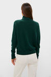 Estate Green Cashmere Turtleneck Sweater