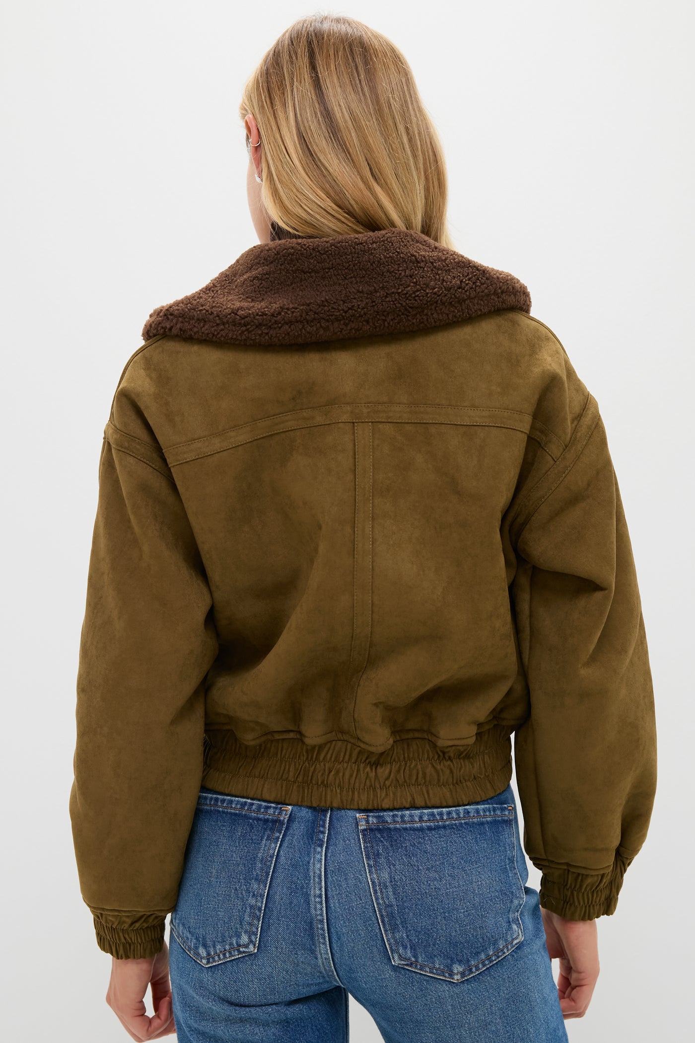 Olive Fur Collar Coat
