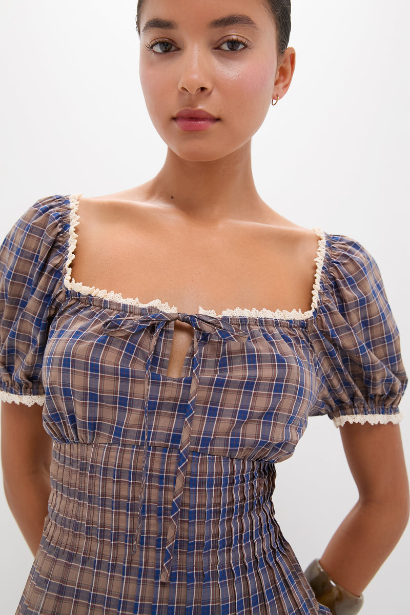 Spencer Plaid Paulina Top