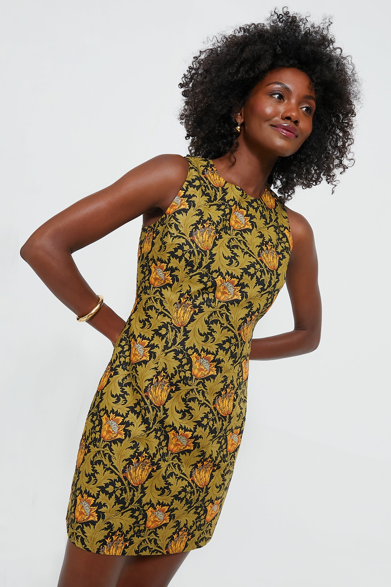 Olive sheath dress hotsell