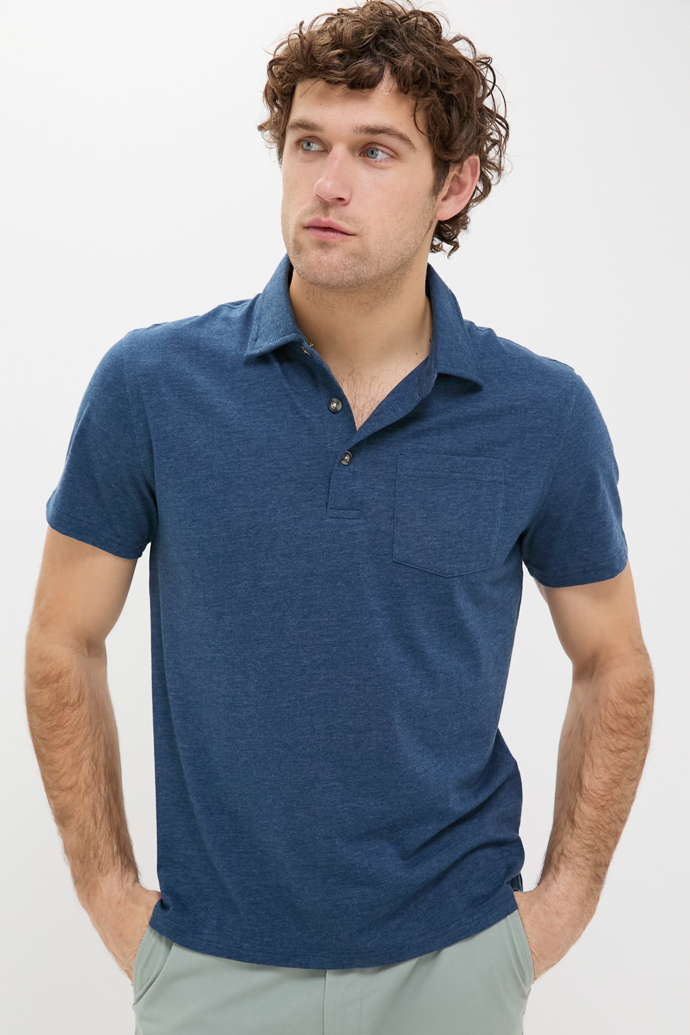 Dark Denim Atlantic Polo