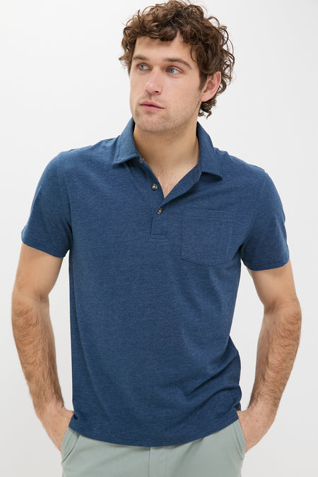 Dark Denim Atlantic Polo