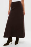 Chocolate Emmett Knit Maxi Skirt