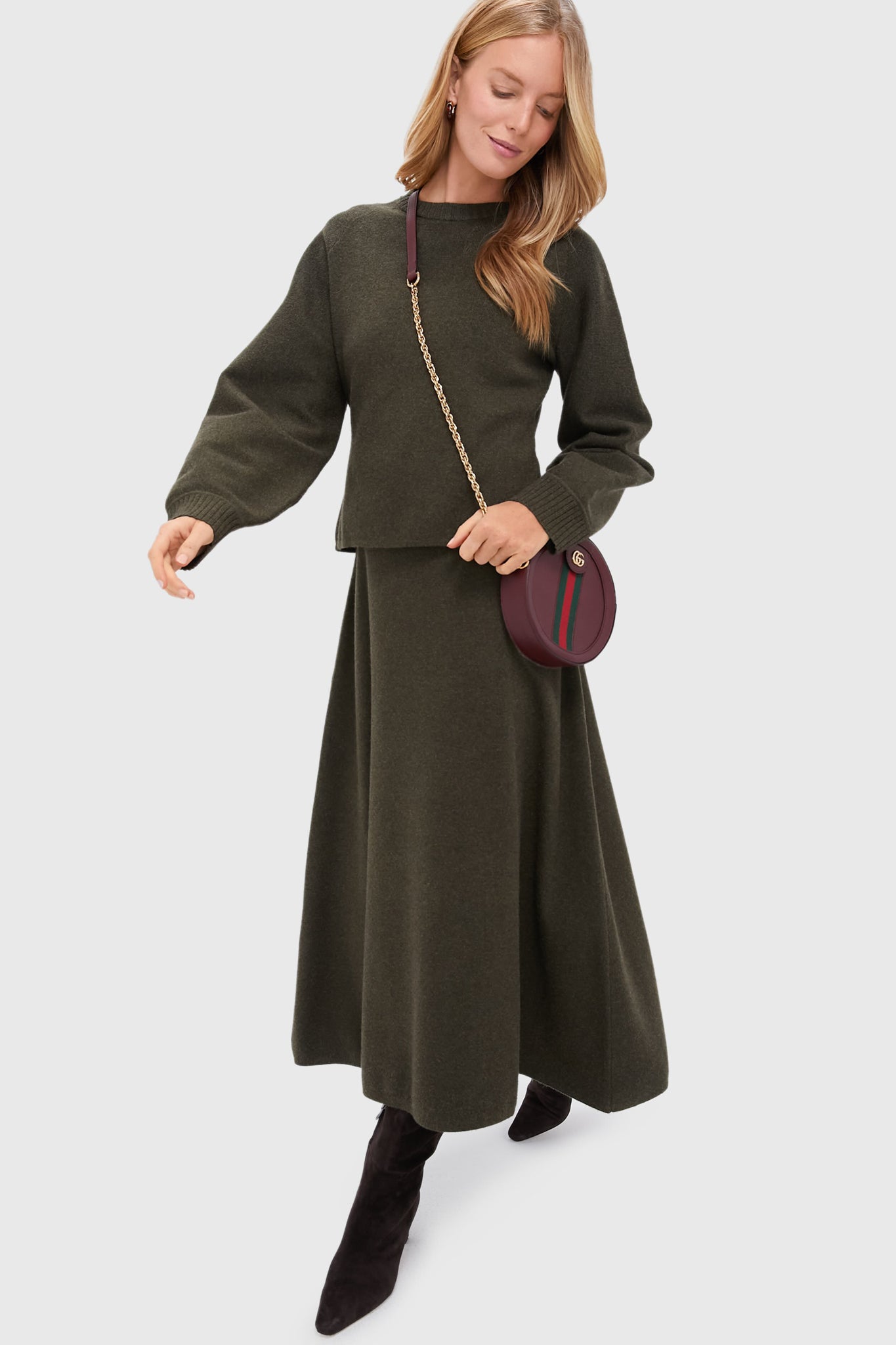 Chocolate Brown Sylvia Extended Calf Boots