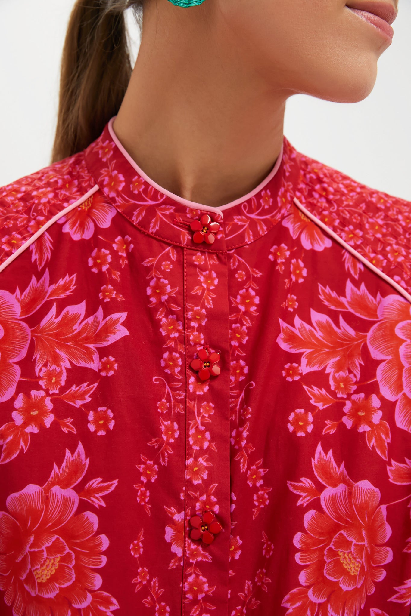 Red Olivia Mini Dress | Farm Rio