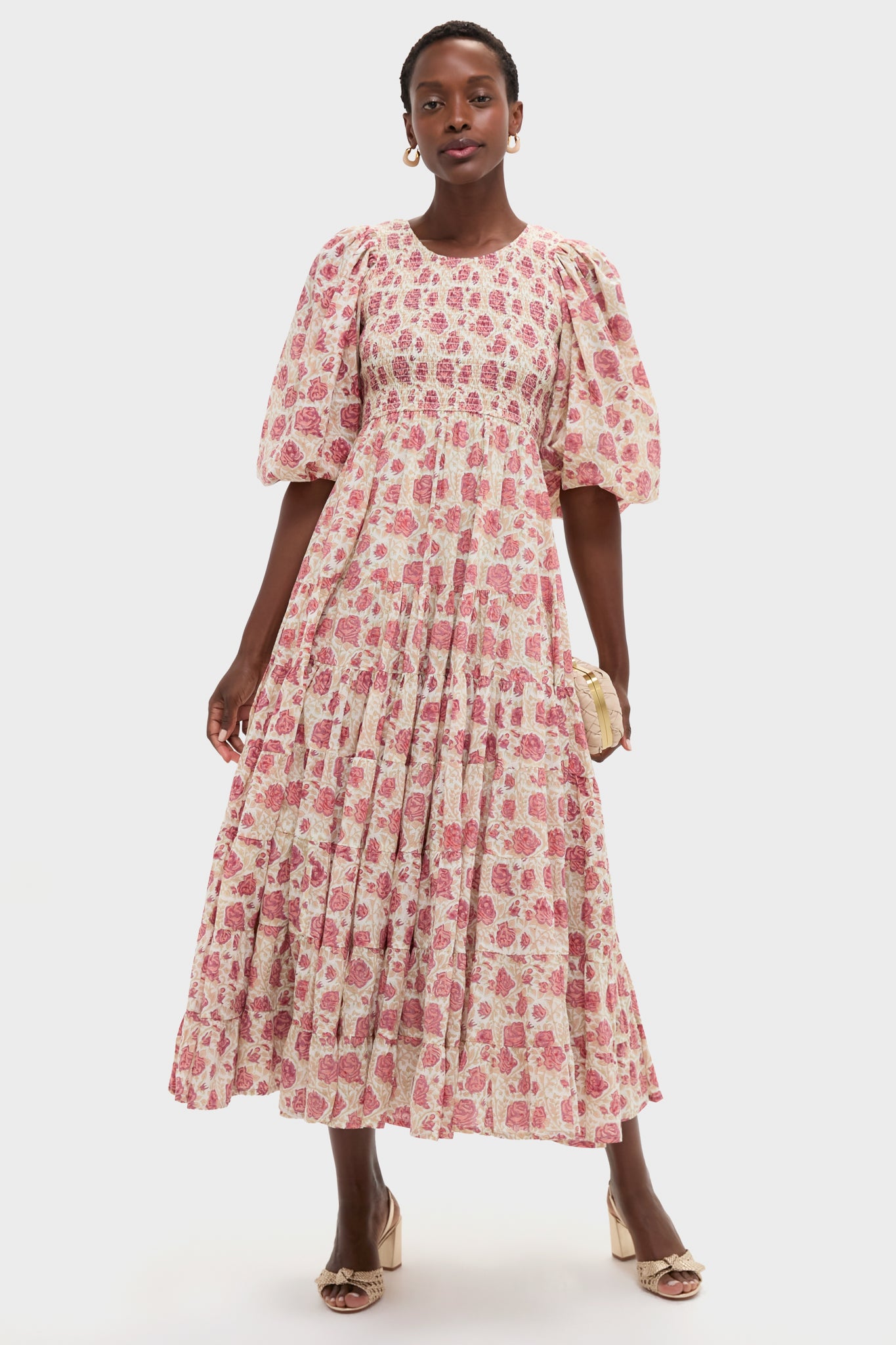 Small Rose Print Allie Dress | SZ Blockprints | Tuckernuck