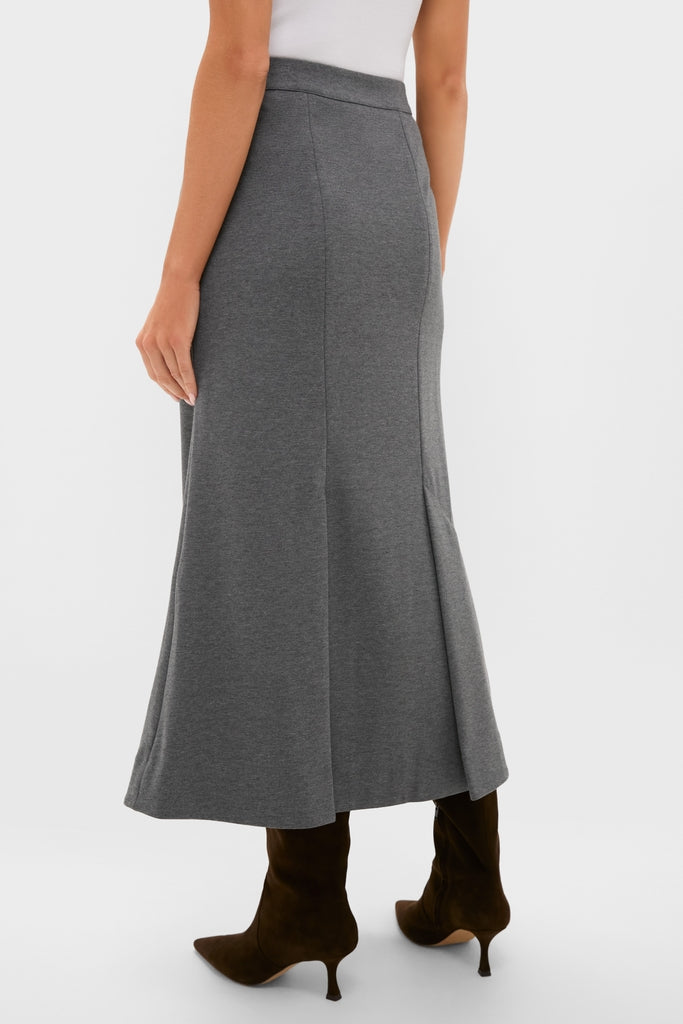 Charcoal Heather Mona Maxi Skirt