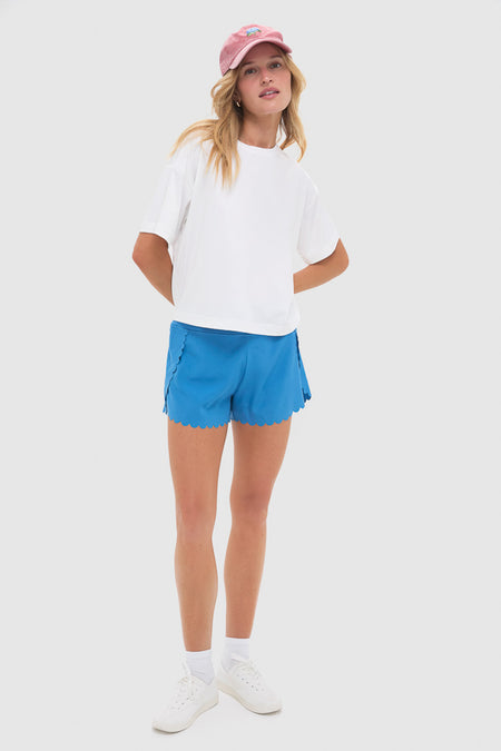 Vallarta Blue Scallop Performance Jersey Marisa Short