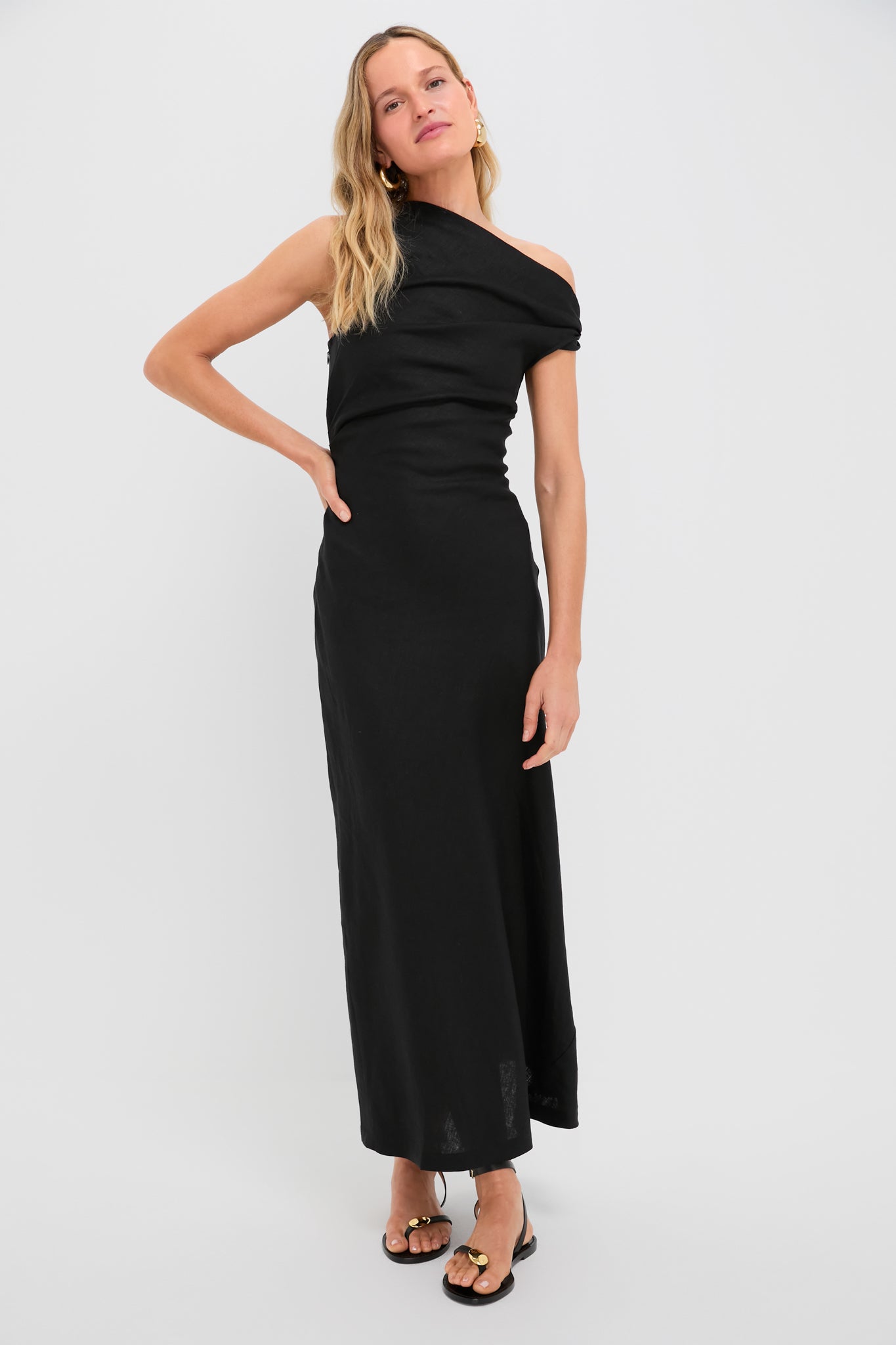 Black Suis Midi Dress