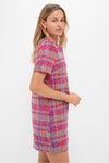 Pink Multi Tweed Eadie Mini Dress