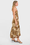 Shell Mix Sand Sleeveless Maxi Dress