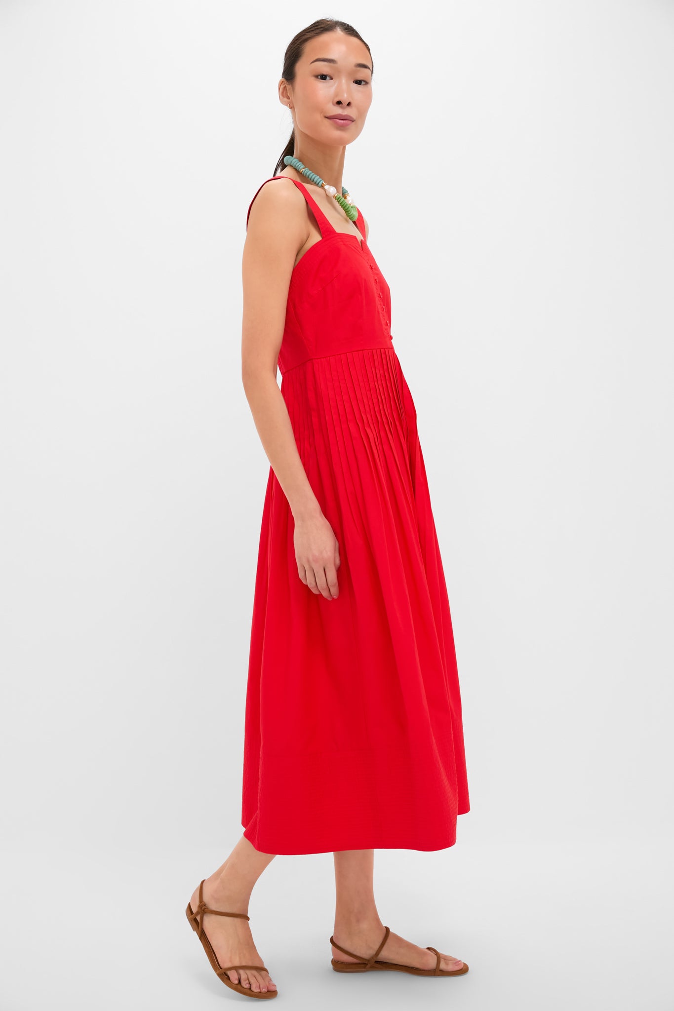 Hot Red The Day Break Dress