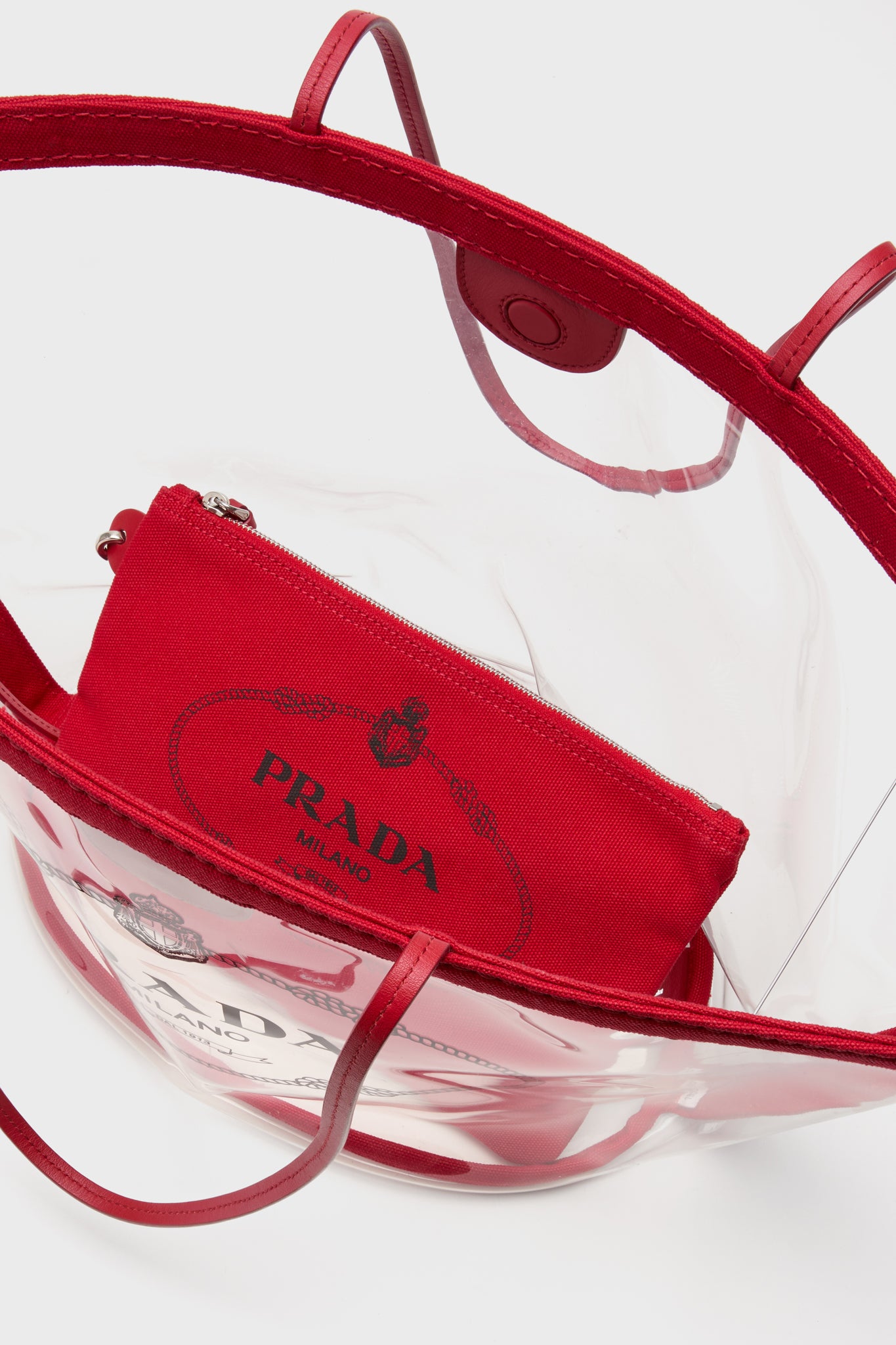 PRADA Canapa Plex Tote Bag
