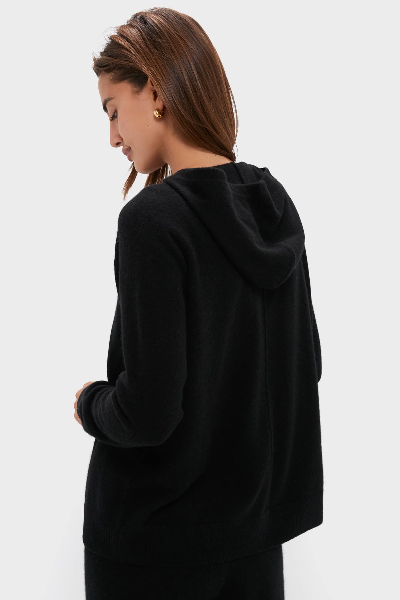 Black Cashmere Jane Hoodie | Tuckernuck