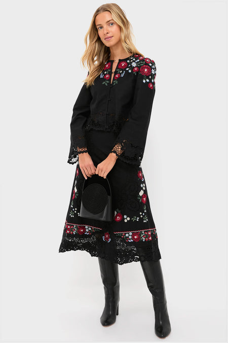 Black Goldy Tall Boots