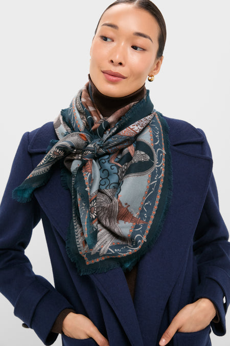 The Storm Steel Song Deer Large 135 cm Scarf