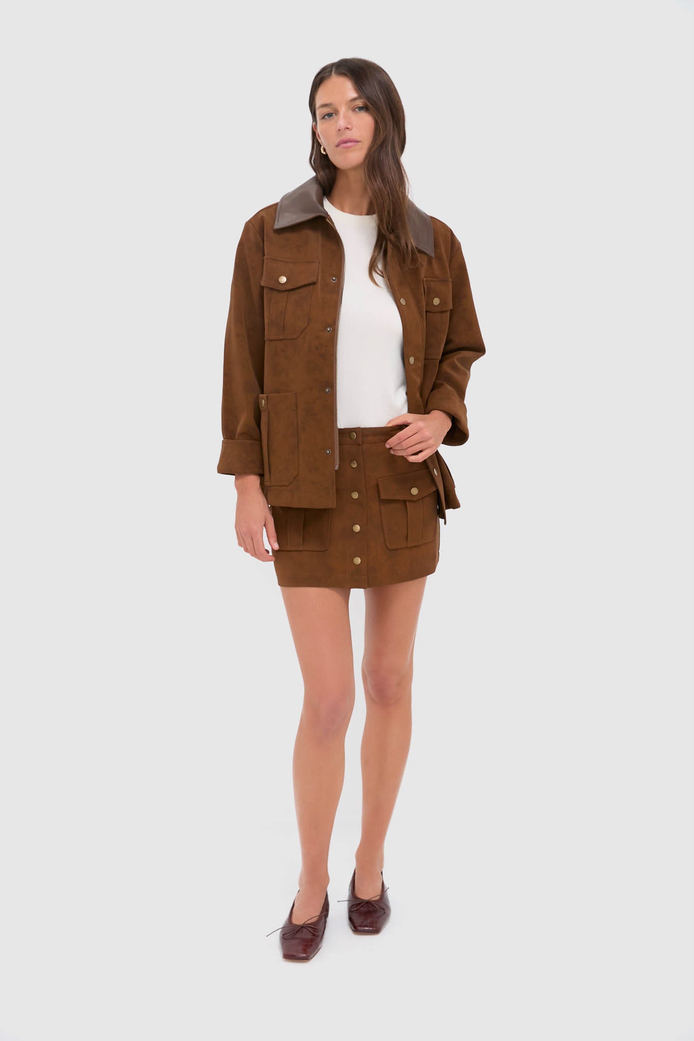 Brown Eloise Chore Jacket | En Saison