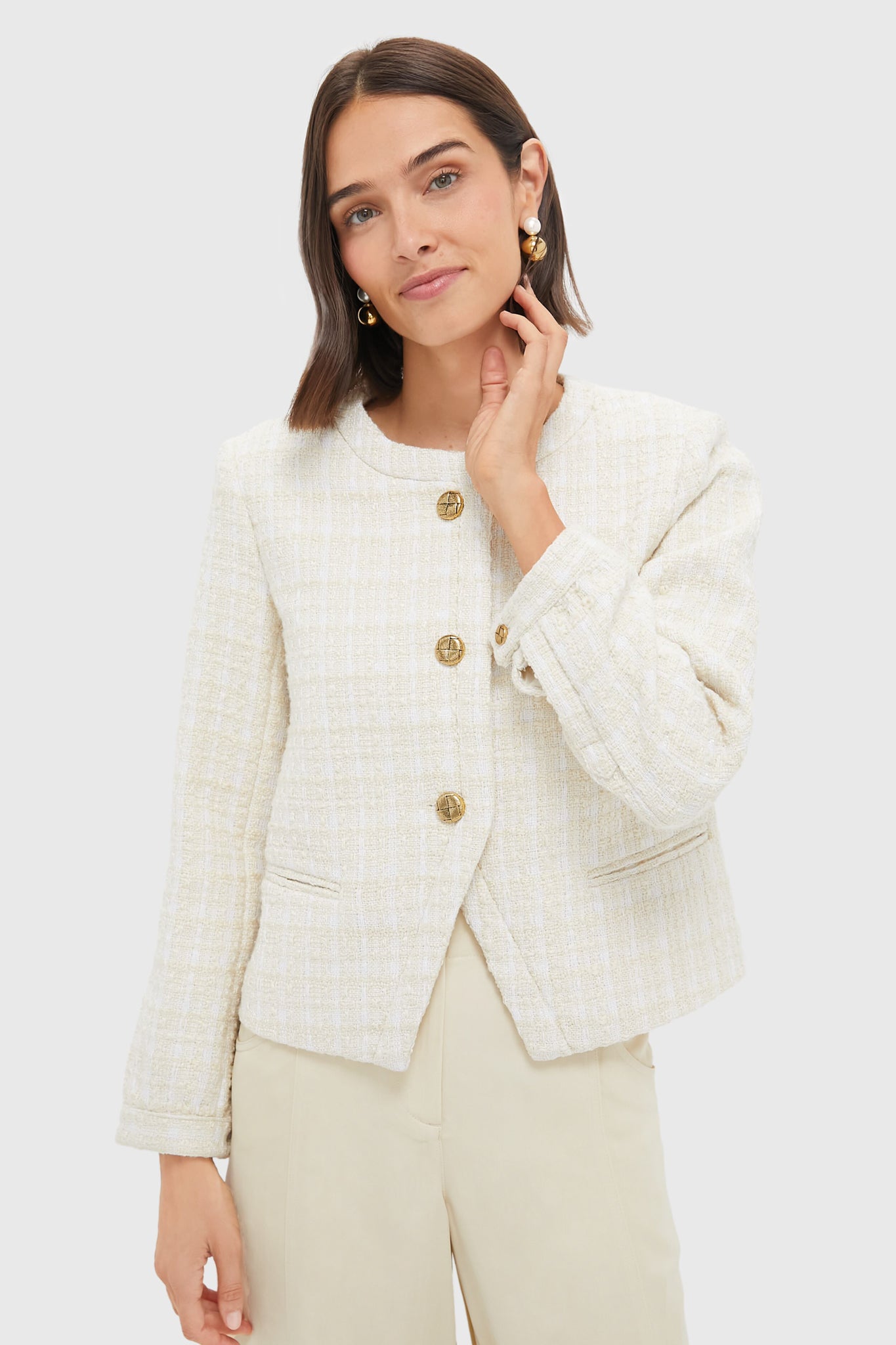 Cream Tweed Sommers Jacket | Tuckernuck