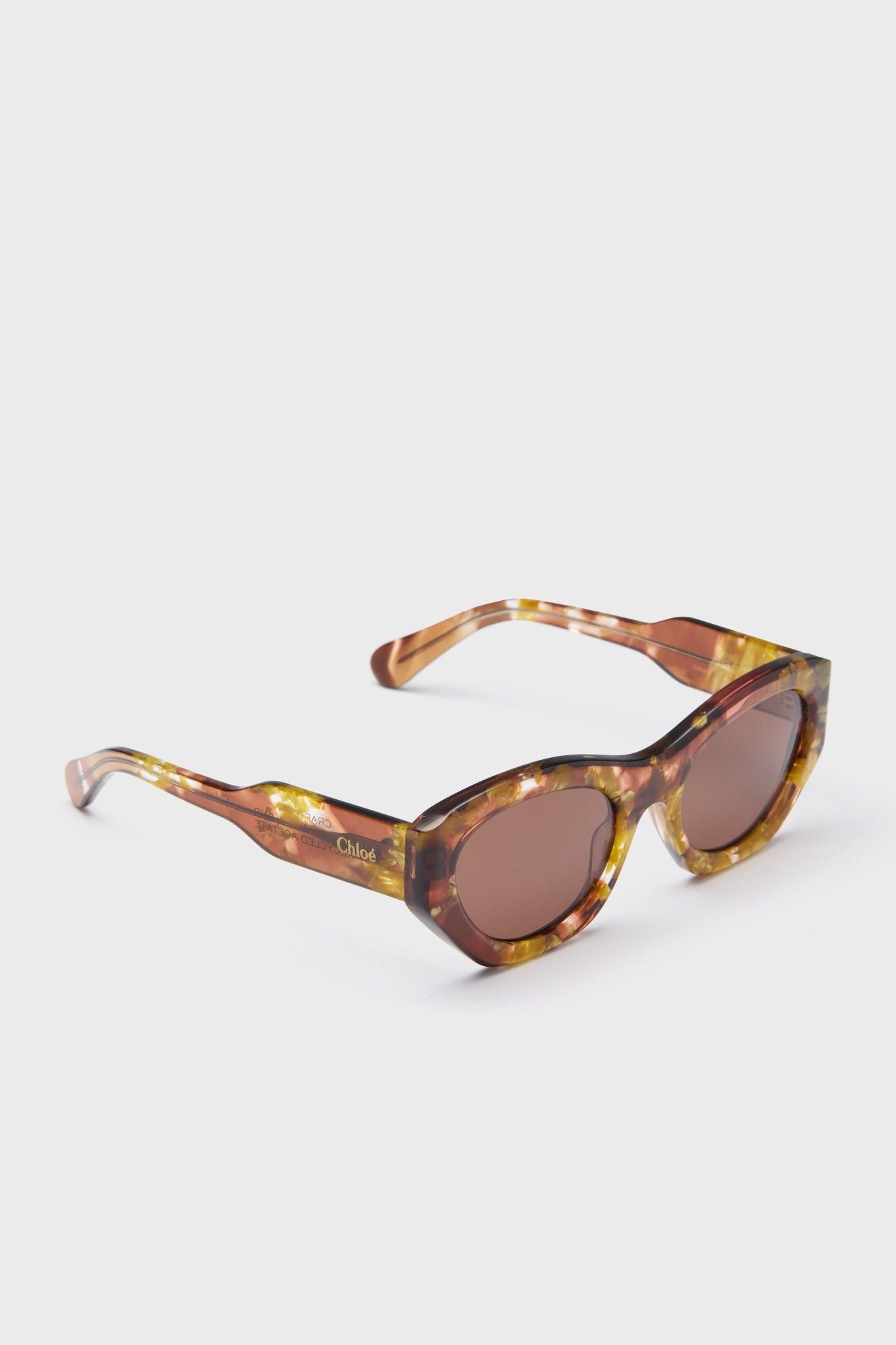 Opal Gold Gayia Reace Sunglasses