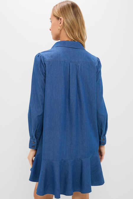 Lightweight Denim Callahan Shirt Dress